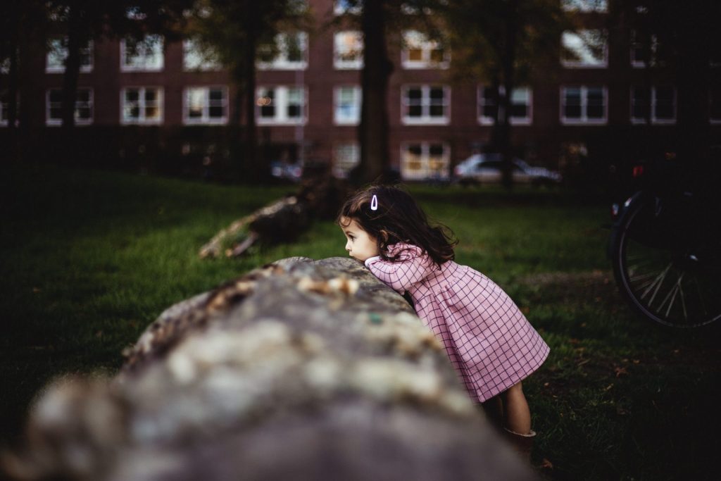 Toddler in the park